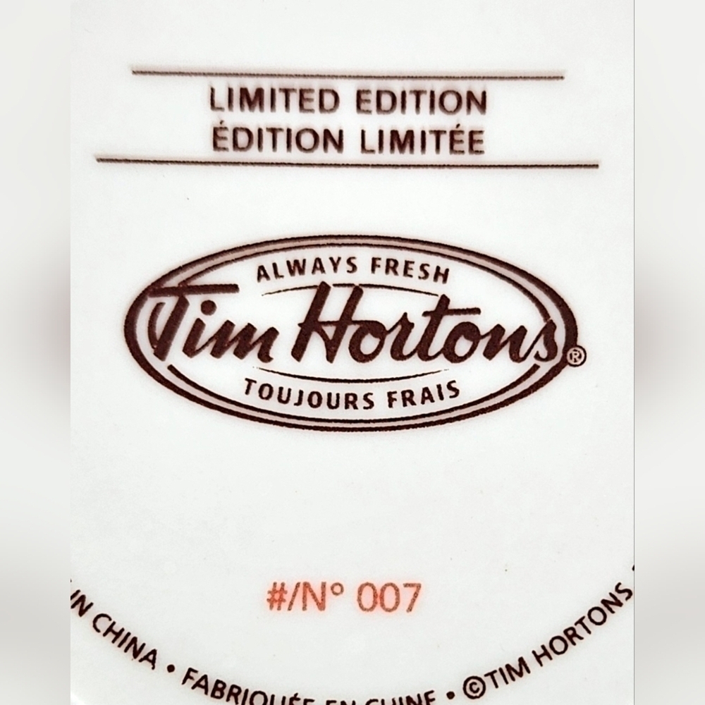 Tim Hortons 2007 Limited Edition #007 Collector Coffee Mug Ceramic Cup - Picture 8 of 8